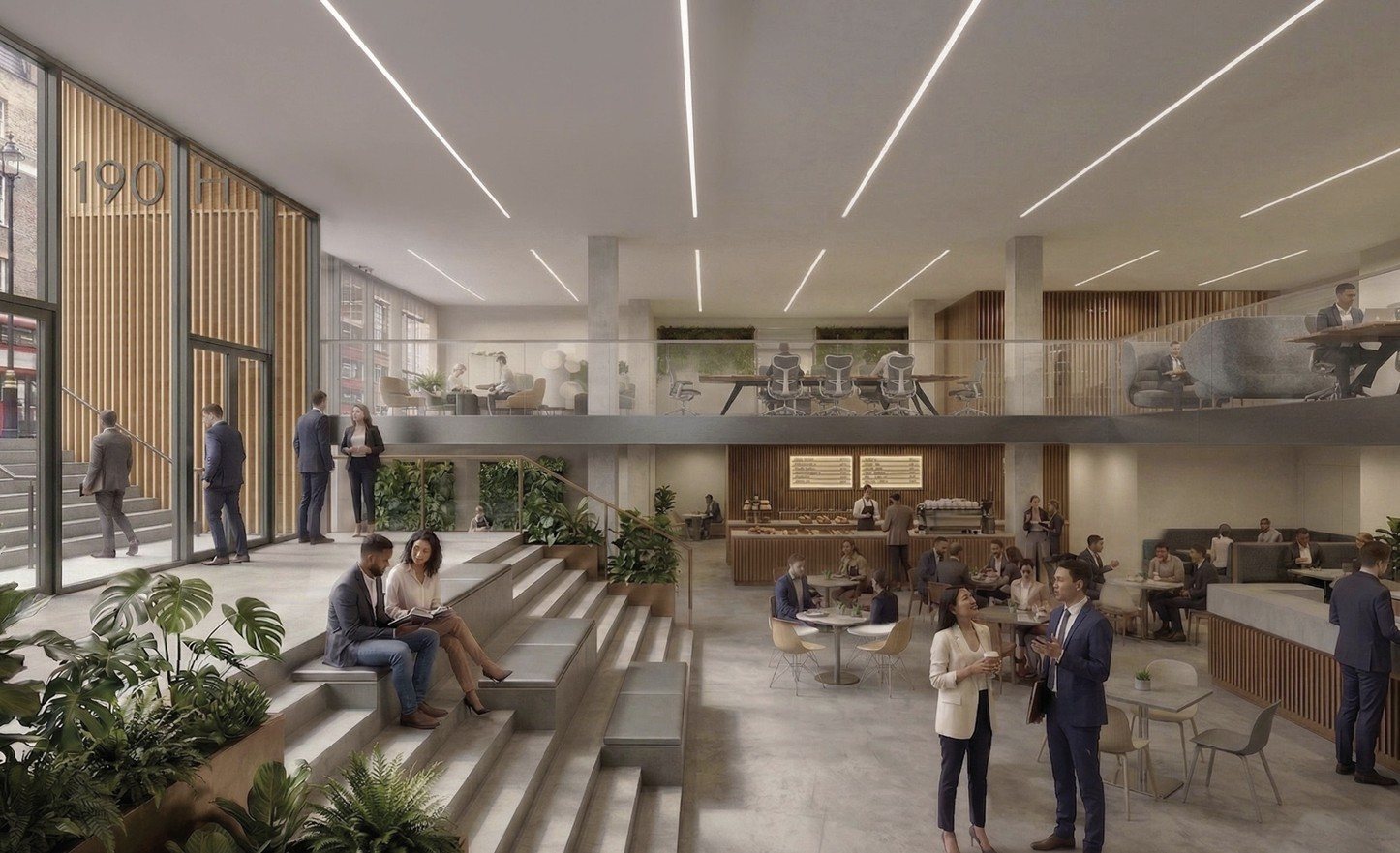 Central London investment project, design study (rendering by CRA)
